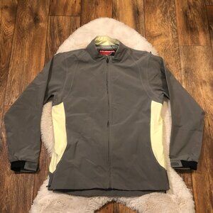 Sun‎ Mountain Ladies Outerwear Jacket Lightweight Large Gray Golf